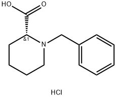 N-苄基-R-哌啶-2-羧酸盐酸盐, 115414-58-9, 结构式