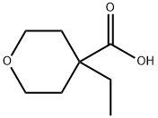 4-エチルオキサン-4-カルボン酸 化学構造式