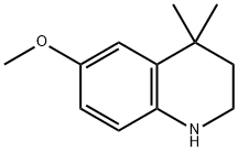 1,2,3,4-四氢-6-甲氧基-4,4-二甲基喹啉 结构式