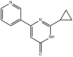 2-cyclopropyl-6-(pyridin-3-yl)pyrimidin-4-ol Structure