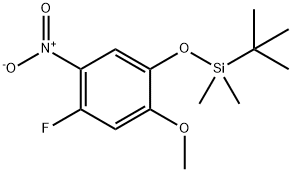 tert-butyl(4-fluoro-2-methoxyphenoxy)dimethylsilane Structure