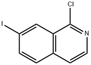 1-氯-7-碘-异喹啉 结构式