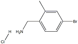 (4-Bromo-2-methylphenyl)methanamine hydrochloride Structure