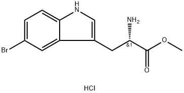 L-5-溴色氨酸甲酯盐酸盐, 1174758-44-1, 结构式