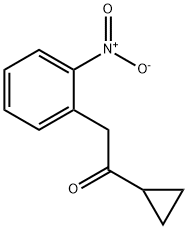 1-cyclopropyl-2-(2-nitrophenyl)ethanone Struktur