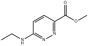 6-(乙基氨基)哒嗪-3-羧酸甲酯, 1179655-77-6, 结构式