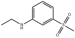 N-ethyl-3-methanesulfonylaniline Struktur