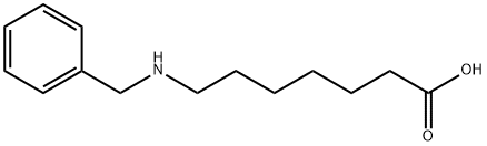7-[(phenylmethyl)amino]- Heptanoic acid Structure