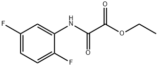 ethyl 2-(2,5-difluoroanilino)-2-oxoacetate Struktur