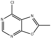 7-Chloro-2-methyl-oxazolo[5,4-d]pyrimidine Struktur
