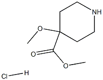 methyl 4-methoxypiperidine-4-carboxylate hydrochloride, 1190314-13-6, 结构式