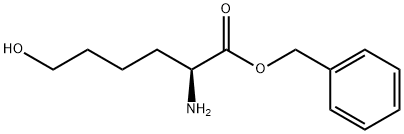 6-Hydroxy-L-norleucine phenylmethyl ester 化学構造式