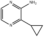 3-cyclopropylpyrazin-2-amine Structure