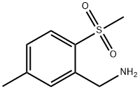 (2-methanesulfonyl-5-methylphenyl)methanamine Structure