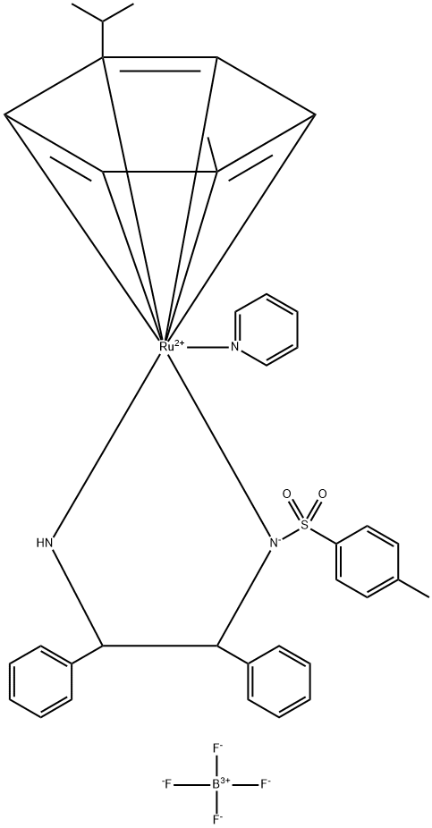 {[(1S,2S)-2-Amino-1,2-diphenylethyl](4-toluenesulfonyl)amido}(p-cymene)(pyridine)ruthenium(II)tetrafluoroborate