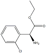 S-2-氯苯甘氨酸乙酯, 1195954-07-4, 结构式
