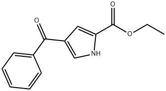 ethyl 4-benzoyl-1H-pyrrole-2-carboxylate Struktur