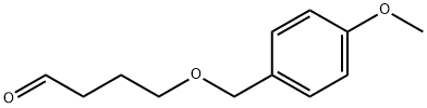 4-[(4-methoxyphenyl)methoxy]butanal Struktur