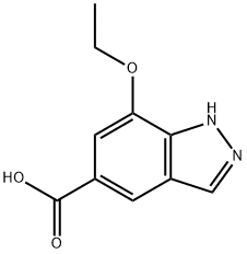 7-Ethoxy-1H-indazole-5-carboxylic acid Structure