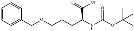 N-Boc-5-phenylmethoxy-DL-Norvaline Struktur