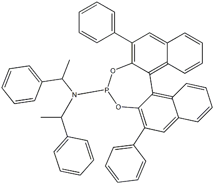 (11bR)- 2,6-diphenyl-N,N-bis[(1R)-1-
phenylethyl]-Dinaphtho[2,1-d:1',2'-f][1,3,2]dioxaphosphepin-
4-amine|(11BR)-2,6-二苯基-N,N-双[(1R)-1-苯乙基]二萘并[2,1-D:1',2'-F][1,3,2]二氧杂膦-4-胺
