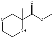 Methyl 3-methylmorpholine-3-carboxylate Structure