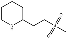 2-(2-methylsulfonylethyl)piperidine Struktur