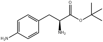 L-4-氨基苯丙氨酸叔丁酯, 1207346-26-6, 结构式
