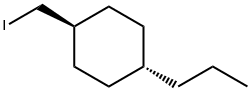 反-1-丙基-4-碘甲基环己烷 结构式