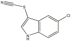 Thiocyanic acid, 5-chloro-1H-indol-3-yl ester Structure