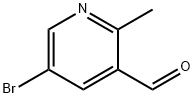 5-Bromo-2-methylnicotinaldehyde Struktur