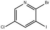 2-溴-5-氯-3-碘吡啶, 1211535-24-8, 结构式