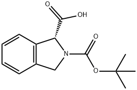 (R)-2-(tert-butoxycarbonyl)isoindoline-1-carboxylic acid Structure