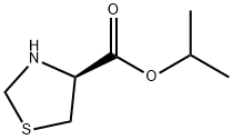 S-4-Thiazolidinecarboxylic acid 1-methylethyl ester Structure