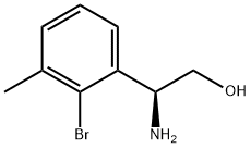(2S)-2-AMINO-2-(2-BROMO-3-METHYLPHENYL)ETHAN-1-OL Struktur