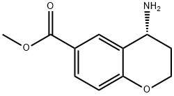 METHYL(4R)-4-AMINOCHROMANE-6-CARBOXYLATE Struktur