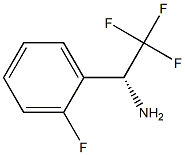 (R)-2,2,2-trifluoro-1-(2-fluorophenyl)ethan-1-amine Struktur