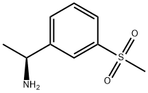 (1S)-1-(3-methanesulfonylphenyl)ethan-1-amine Struktur