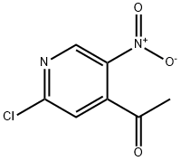 1-(2-chloro-5-nitropyridin-4-yl)ethanone Structure