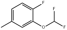 2-(difluoromethoxy)-1-fluoro-4-methylbenzene 结构式