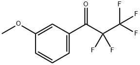 3'-メトキシ-2,2,3,3,3-ペンタフルオロプロピオフェノン 化学構造式