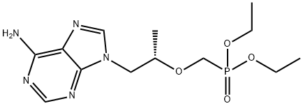 9-[(2S)-2-(diethoxyphosphorylmethoxy)propyl]purin-6-amine,1217630-57-3,结构式
