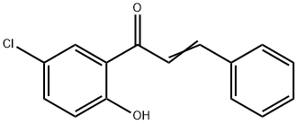 (E)-1-(5-CHLORO-2-HYDROXYPHENYL)-3-PHENYLPROP-2-EN-1-ONE Struktur