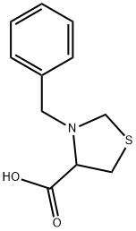 N- phenylmethyl-RS-4-Thiazolidinecarboxylic acid Structure