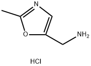 (2-Methyloxazol-5-yl)methanamine hydrochloride,1222084-56-1,结构式