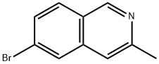 6-Bromo-3-methylisoquinoline Struktur