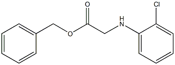 R-2-Chlorophenylglycine phenylmethyl ester Structure