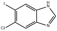 6-氯-5-碘-1H-苯并[D]咪唑, 1224445-06-0, 结构式