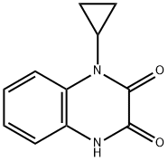 1-cyclopropylquinoxaline-2,3(1H,4H)-dione 结构式