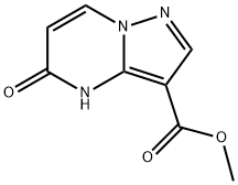Methyl 5-hydroxypyrazolo[1,5-a]pyrimidine-3-carboxylate 化学構造式